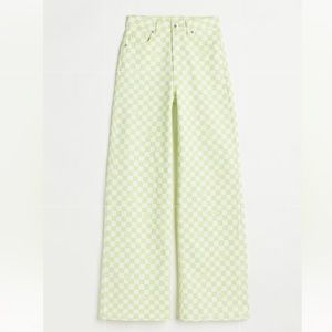 NWOT! Checkered H&M High Waisted Bootcut Pants!